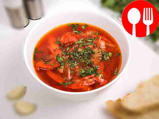 Борщ с перцем