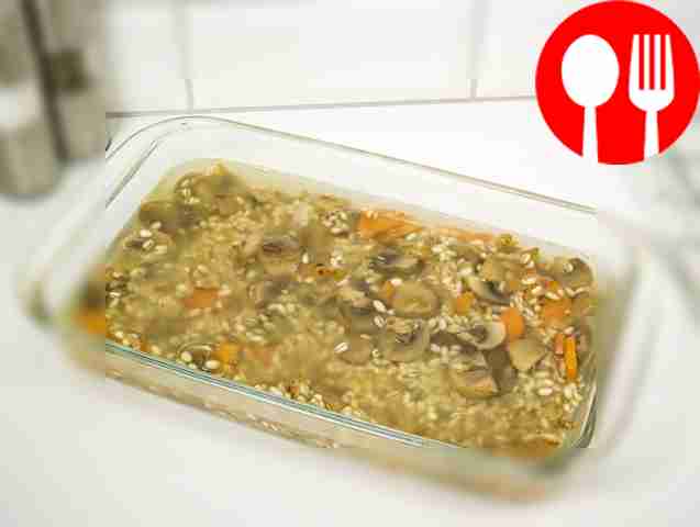 Fill the ingredients with water. Add salt and...