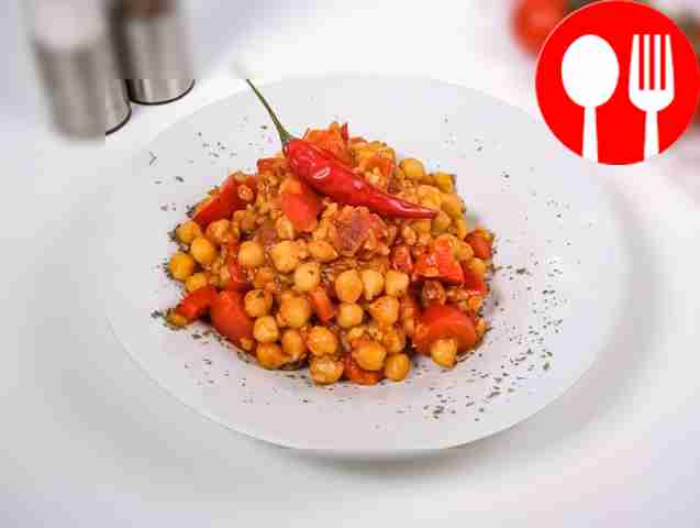 Bulgur with chickpeas