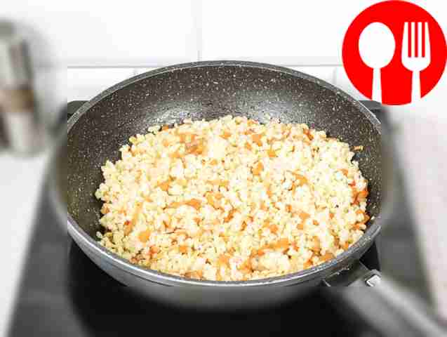 Place the frying pan on the heat and add a...