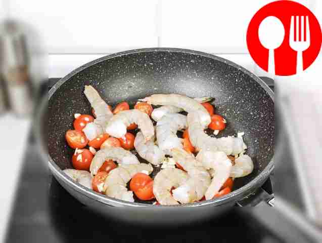 Separately, fry the tomatoes and garlic. Add...