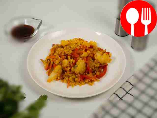 Булгур с овощами