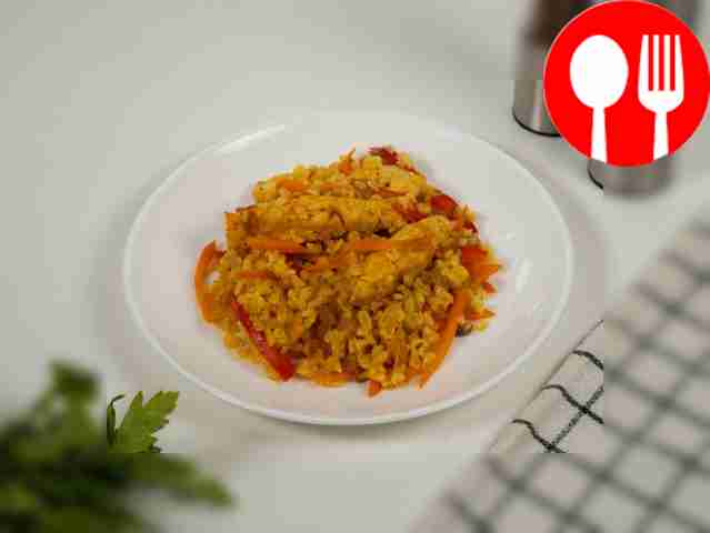 Булгур с курицей