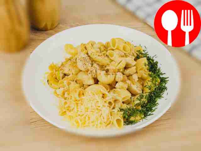 Navy pasta with chicken