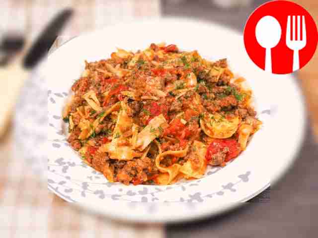 Лазанья на сковороде