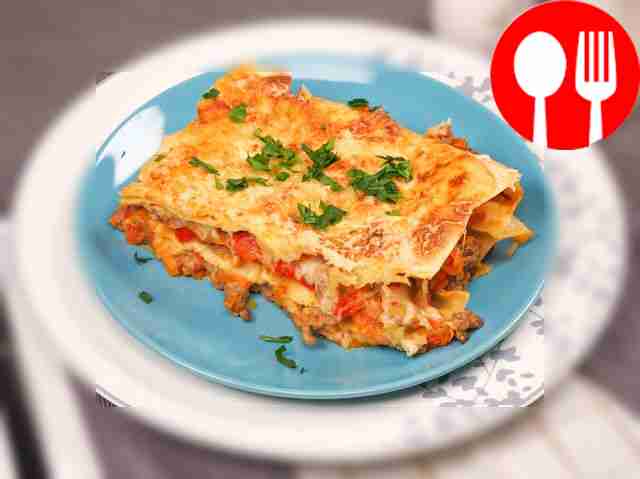 Лазанья с мясом