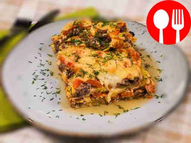 Лазанья из кабачков