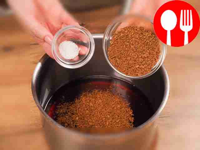 Подготовьте кофейную настойку. Разогрейте...