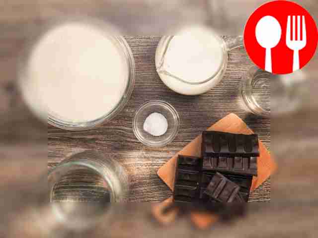 Prepare ingredients for chocolate liqueur....