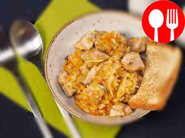 Бигос из квашеной капусты с рисом Bigos of sauerkraut with rice
