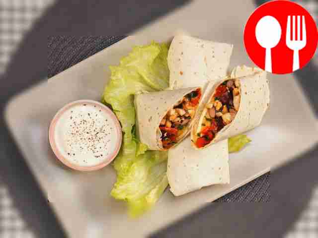 Place the prepared bean burritos on fresh...