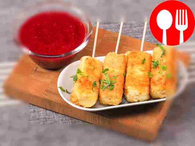 Жареный плавленый сыр