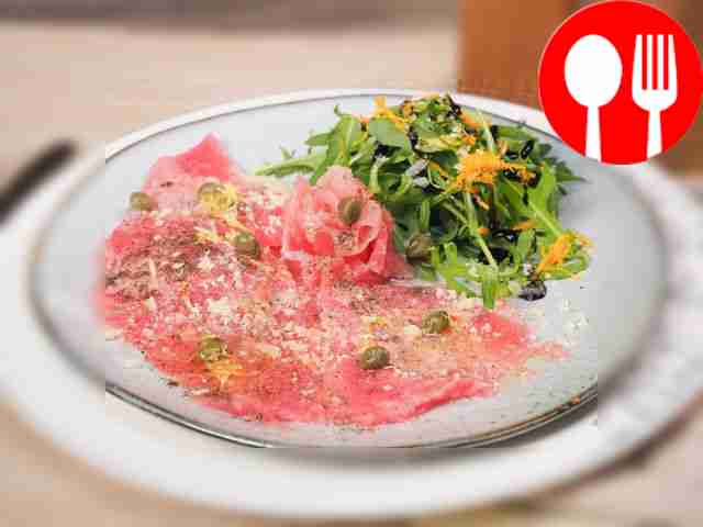 Карпаччо из тунца