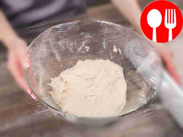 Knead the dough. In a deep bowl or plate, mix...