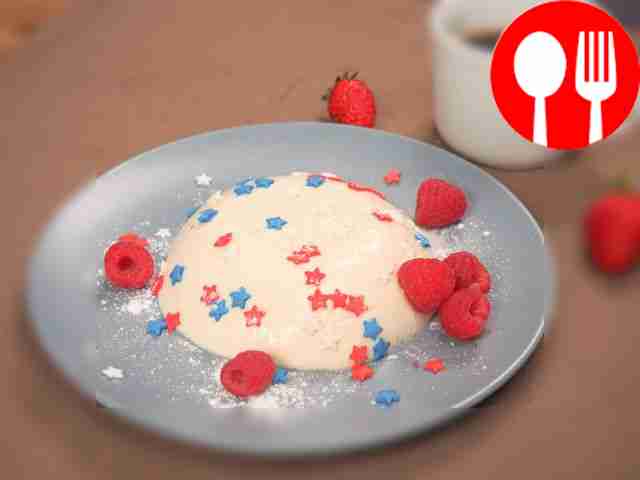 Ryazhenka panna cotta