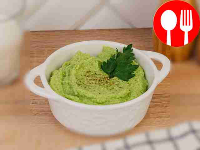 Green pea puree