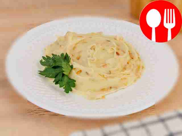 Картофельное пюре с луком