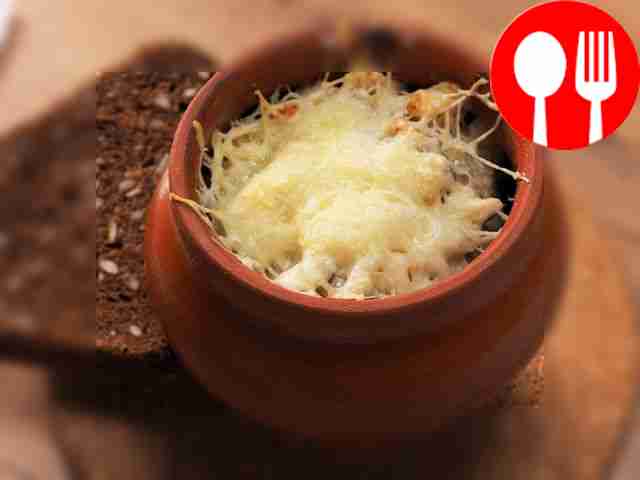 Жюльен с молоком и курицей