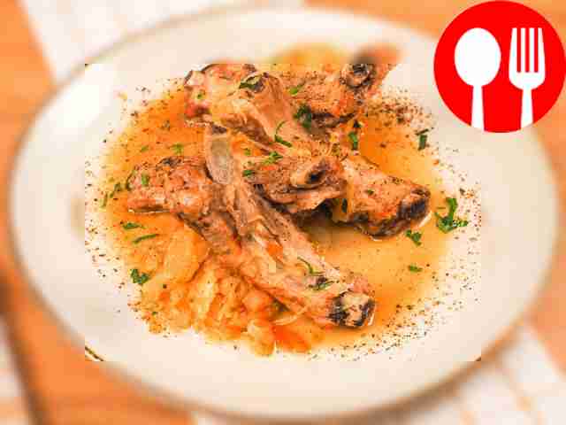 Sauerkraut with ribs