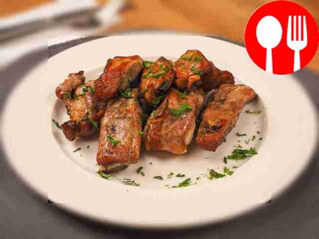 Ребрышки в пиве