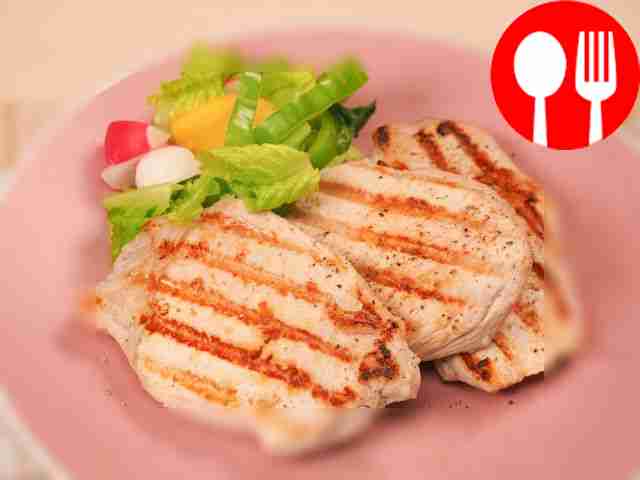 Эскалоп на гриле