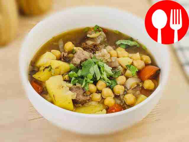 Lamb piti soup