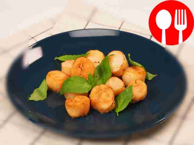 Гребешки жареные