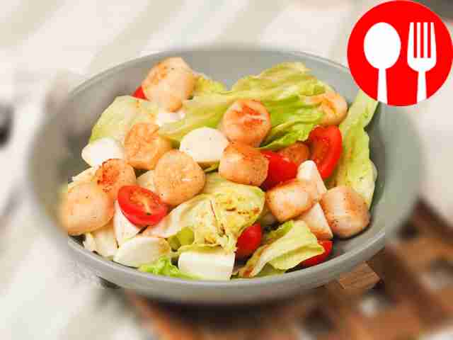 Scallop salad