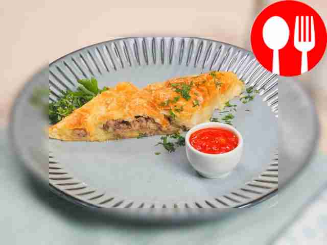 Strudels with potatoes