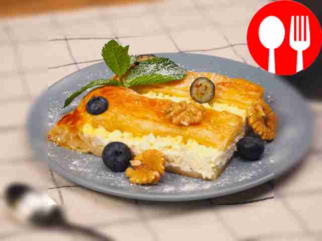 Штрудель с творогом