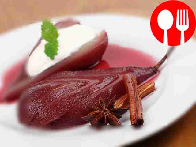 Груша в вине