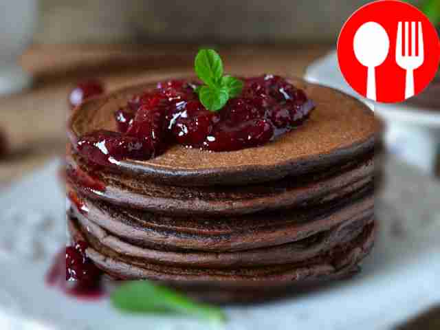 Очень шоколадные панкейки