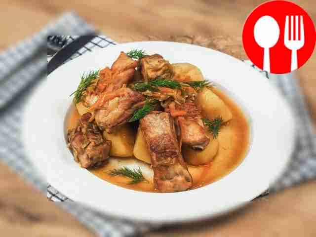 Ребрышки с картошкой
