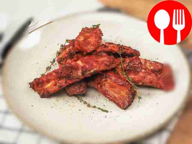 Ребрышки в фольге