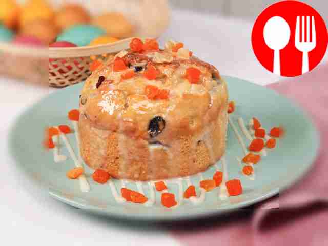 Кулич с цукатами