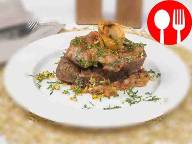 Ossobuco with vegetables