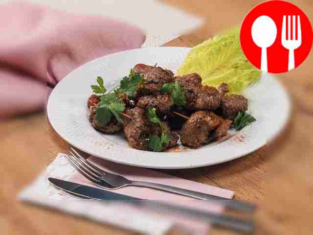 Шашлык на сковороде