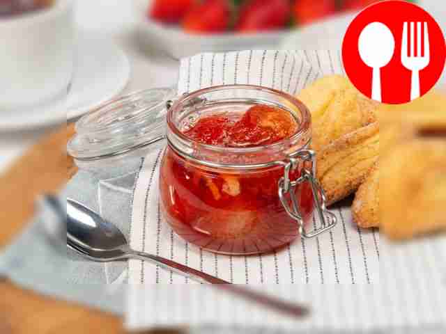 Яблочно-клубничное варенье