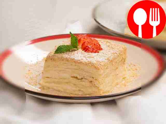 Торт «Наполеон» из домашнего теста