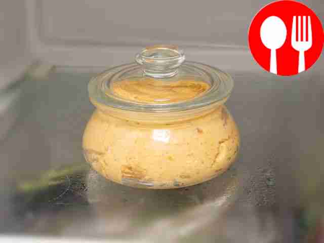 Finish cooking. Grind the garlic in a press....