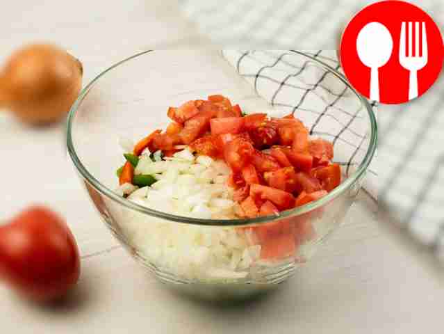 Combine all ingredients in a deep salad bowl.