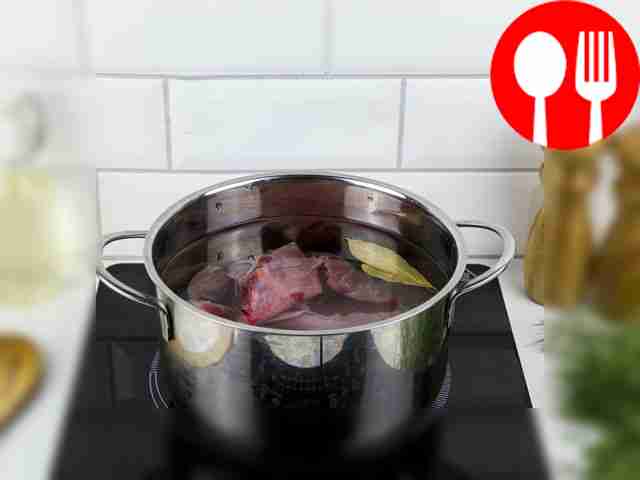 Place the beef in a saucepan, cover with...