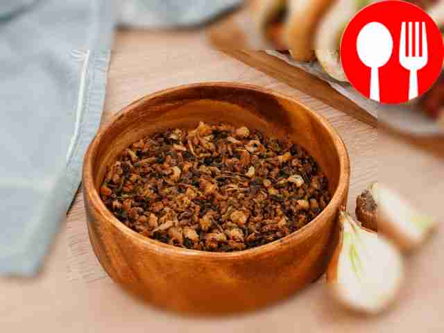 Хрустящий лук для хот-догов Crispy onions for hot dogs