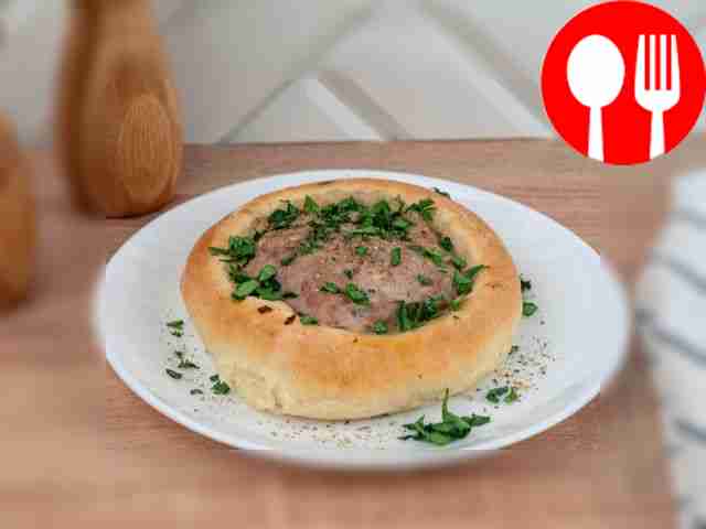 Мясные ватрушки из фарша