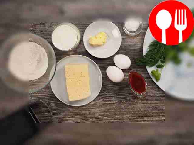 Arrange all products conveniently. Grate the...