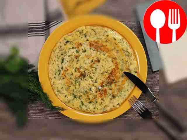 Khachapuri with greens