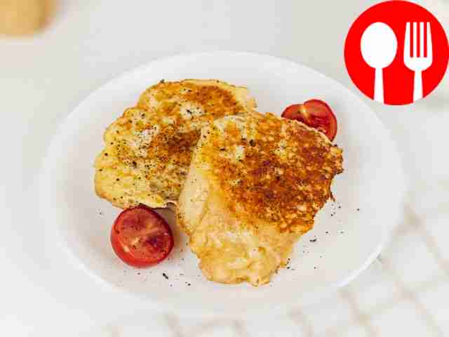 Croutons with cheese