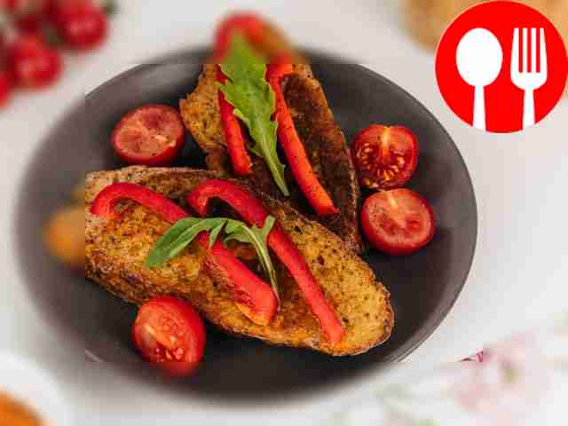 Гренки с яйцом