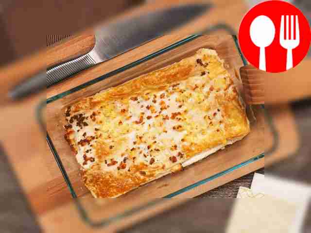 Хачапури из лаваша с творогом