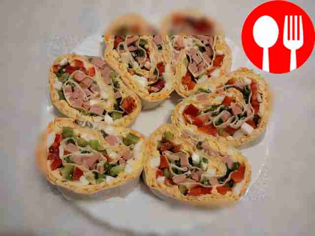 Рулет из армянского лаваша с начинкой